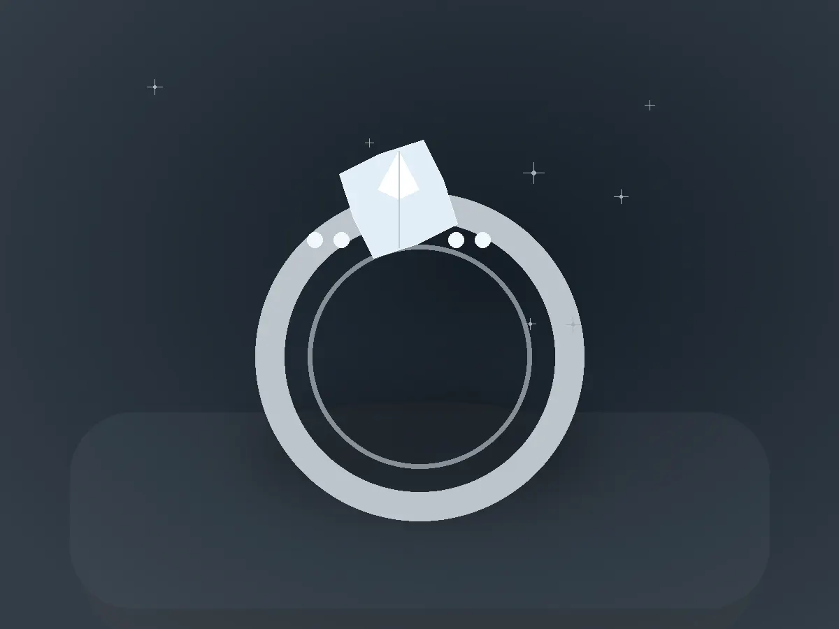 Emerald Cut Diamond Ring