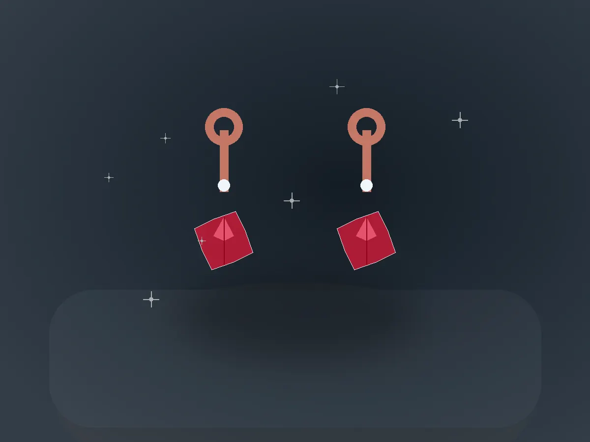 Ruby Drop Earrings