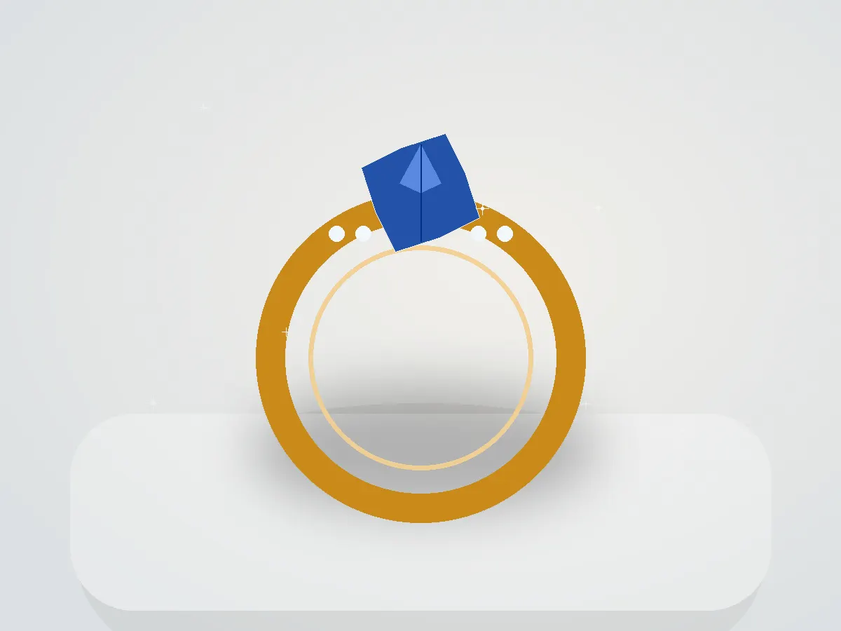 Shalga signature sapphire ring